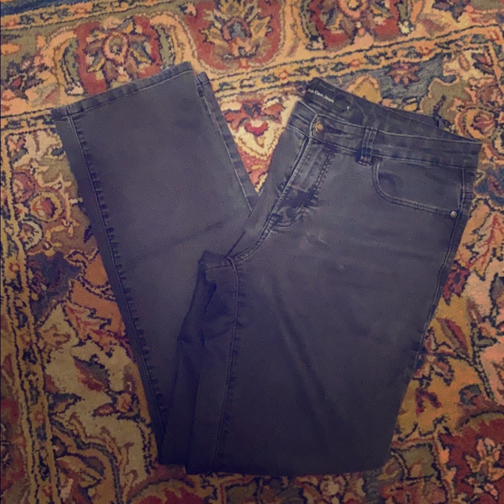 Faded Black Denim